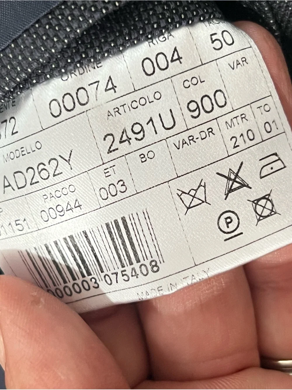 Gray Men's Two-Button suit